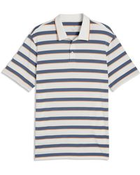 PUMA - Cloudspun Stripe Short Sleeve Polo Shirt - Lyst