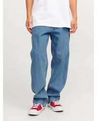 Jack & Jones - Eddie Worker Straight Leg Jeans - Lyst