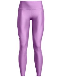 Under Armour - S Heatgear Performance Tights Bottoms Provence Purple M - Lyst