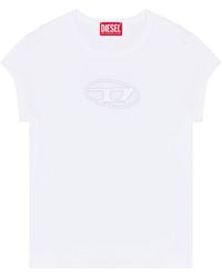 DIESEL - T-angie Oval D T-shirt - Lyst