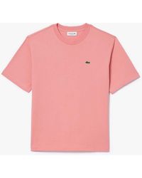 Lacoste - Relaxed-fit Soft Cotton T-shirt - Lyst