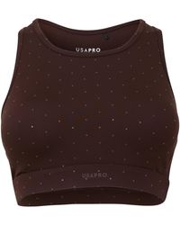 Usa Pro - Pro Core Racer Back Sports Bra Ladies - Lyst