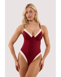 Wolf & Whistle - Stasia And Ivory Fuller Bust Underwired Swims - Lyst
