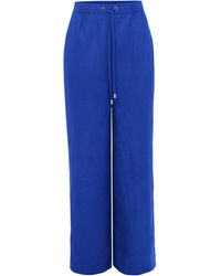 Phase Eight - Lolita Drawstring Linen Trouser - Lyst