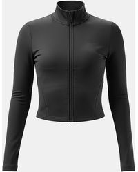 Usa Pro - Training Zip Thru Long Sleeve Full Zip Reflective Performance Training Jacket - Lyst