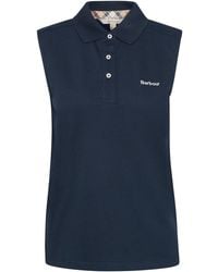 Barbour - Bowford Sleeveless Polo Shirt - Lyst