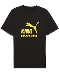 PUMA - Borussia Dortmund Short Sleeve Licensed T-Shirt - Lyst