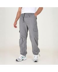 Brave Soul - Bs Cotton Poplin Cargo Pant With Adjustable Hem - Lyst