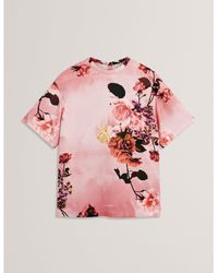 Ted Baker - Ted Satin T-Shirt Ld71 - Lyst