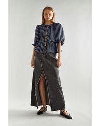 Glamorous - Stripe Tie-Front -Top - Lyst