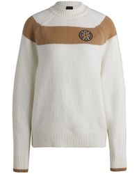BOSS - Lightweight Knitted Tailored Fit Top - Lyst