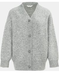 Miso - Knit V Neck Button Cardigan - Lyst
