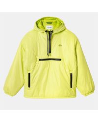 Lacoste - Padded Popover Hooded Jacket - Lyst