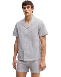 BOSS - Velvetfish Beach Shirt - Lyst