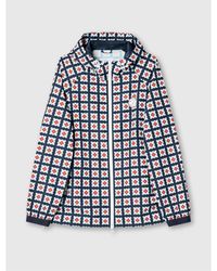Pretty Green - Timperley Geo Water-Resistant Rain Anorak - Lyst
