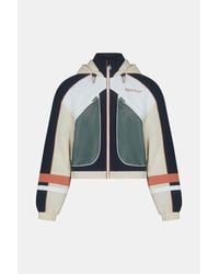 Red Run - Hooded Nylon Track Jacket - Lyst