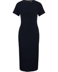 BOSS - Dukeva Wrap Dress - Lyst
