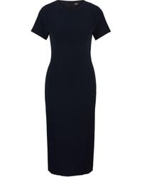 BOSS - Dukeva Wrap Dress - Lyst