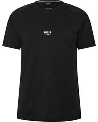 BOSS - Bodywear Short Sleeve T-Shirt With Logo Detail - Lyst
