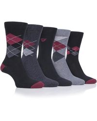 Farah - Argyle Crew Socks - Lyst