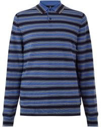 Paul Smith - Ps Stripe Ls Knt Pol Sn64 - Lyst