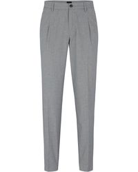 BOSS - Kaito1-Pl Slim Fit Trousers - Lyst