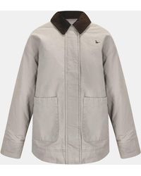 Jack Wills - Barn Cotton Wind Resistant Long Sleeve Short Puffer Jacket - Lyst