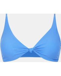Jack Wills - Knot Front Crop Top Bikini - Lyst