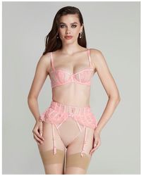 Agent Provocateur - Rozlyn Suspender Thong - Lyst