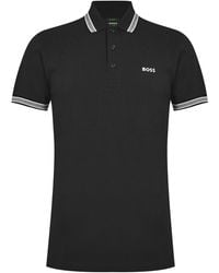 BOSS - Paddy Polo Shirt With Contrast Tipping - Lyst