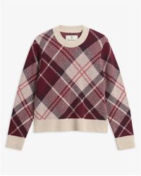 Barbour - Stevie Modern Heritage Wool Slim-Fit Crew-Neck Jumper - Lyst