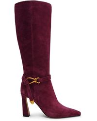 Steve Madden - Sirrens Suede Knee-High Boots - Lyst