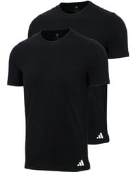 adidas - Short Sleeve Performance 2 Pack Gym Top - Lyst