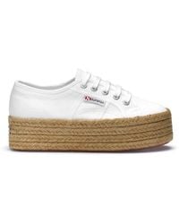 Superga - Rope Platform Trainers - Lyst