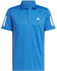 adidas - 3 Stripe Polo Shirt - Lyst