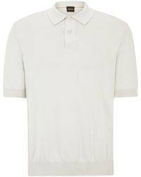 BOSS - Hbo Asac P Cotton Knitted Top - Lyst