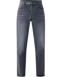 Emporio Armani - Mid-Rise Stretch Straight-Leg Jeans - Lyst