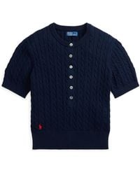 Polo Ralph Lauren - Sweater Henley Knitted Top - Lyst