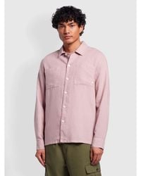 Farah - Nelson Slub Shirt - Lyst