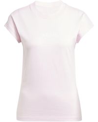 adidas - Essentials Linear Cotton T-Shirt - Lyst