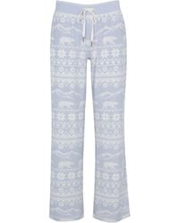 Pj Salvage - Snowflake Wide Leg Pant - Lyst