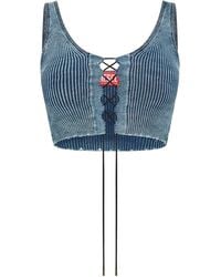 DIESEL - Adone Maglia Knitted Top - Lyst