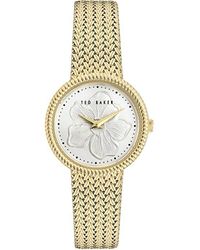 Ted Baker - Stainless Steel Fashion Analogue Quartz Watch - Lyst