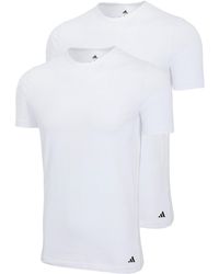 adidas - Short Sleeve Performance 2 Pack Gym Top - Lyst