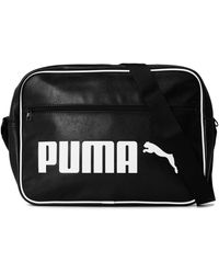PUMA - Campus Reporter Retro Messenger Bag - Lyst