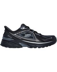 Skechers - Slip-Ins Metallic Overlay Mesh Snea Slip On Runners - Lyst