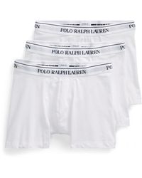 Polo Ralph Lauren - Stretch Cotton Boxer Brief 3-pack - Lyst
