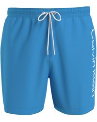 Calvin Klein - Large Logo Swim Shorts - Lyst