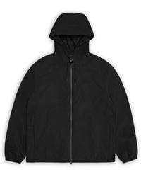 Rains - Suva Hardshell Waterproof Hooded Long Sleeve Rain Anorak - Lyst