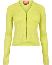 DIESEL - M Gria Maglia Cardigan - Lyst